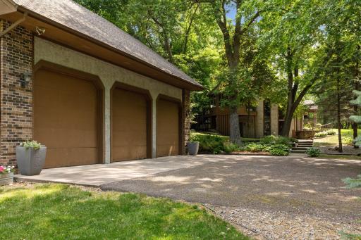 The detached three car garage is the perfect place to store all your toys, while the attached two car garage is convenient for everyday use.
