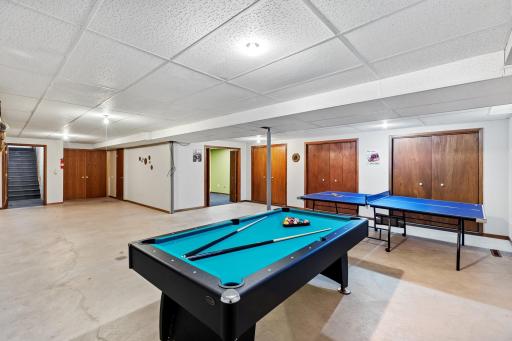 Entertainment, hobby space, exercise room.... or play zone!!