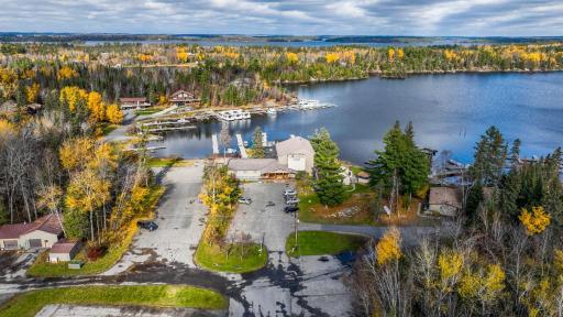 Thunderbird Lodge in nestled 69 acres with approximately 1200' of waterfront.