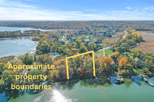 One of the larger lots on Halsted Bay - amazing potential!