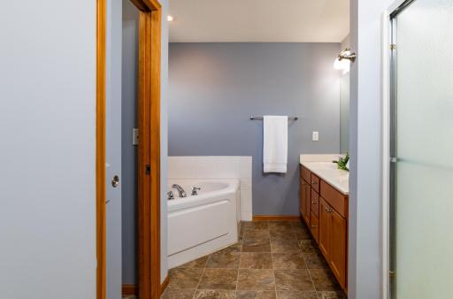 Owners Bathroom with separate shower and soaking tub.jpg