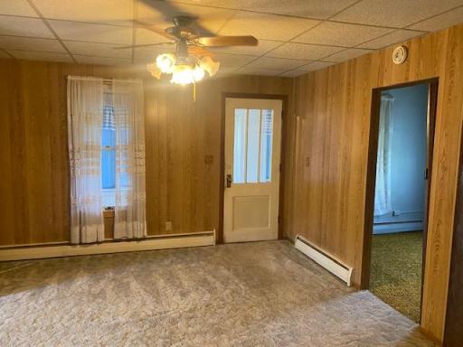 Dining room area with outside access to back porch
