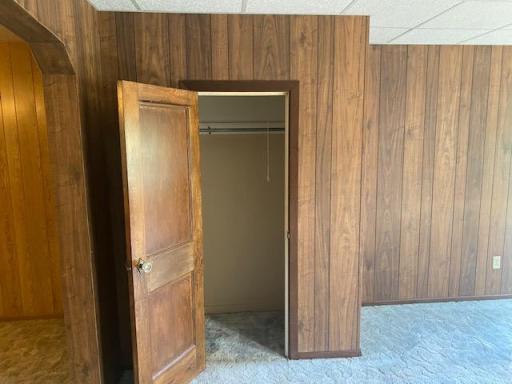 Storage Area with closet space on main level