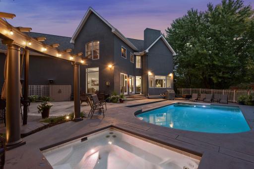 Photo for 1450 W Farm Road, Chaska, MN 55318 - Listing #6113107 New LED lights were installed in the pool and hot tub in 2021 along with a new hot tub cover.