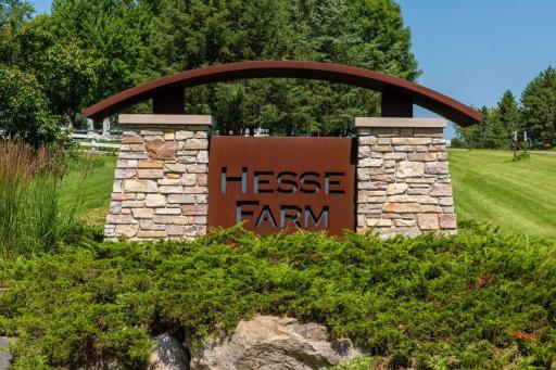 Hesse Farm is a beautiful neighborhood comprised of meandering streets and stunning properties.