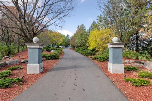 A new driveway leads you back to the home.
