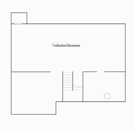 Bristol unfinished basement.