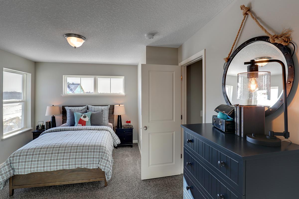 Each of the home's secondary bedrooms are also nice and spacious. Photo of model, colors and options will vary.