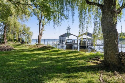 Trees and brush have been removed/cleaned up since these photos