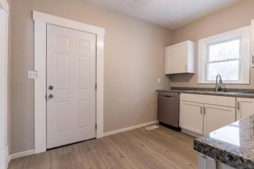 New Kitchen Door to Side Porch