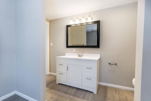 Main Floor Full Bath and Laundry