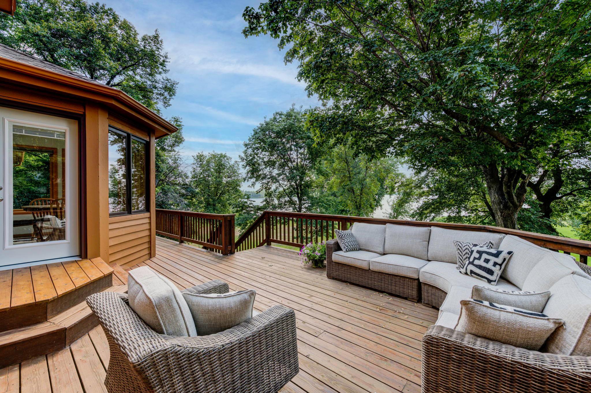 The expansive deck is perfect for entertaining or just relaxing as you overlook the lake! The exterior of the home has been freshly painted and is ready for you to start enjoying all that life at the lake has to offer!