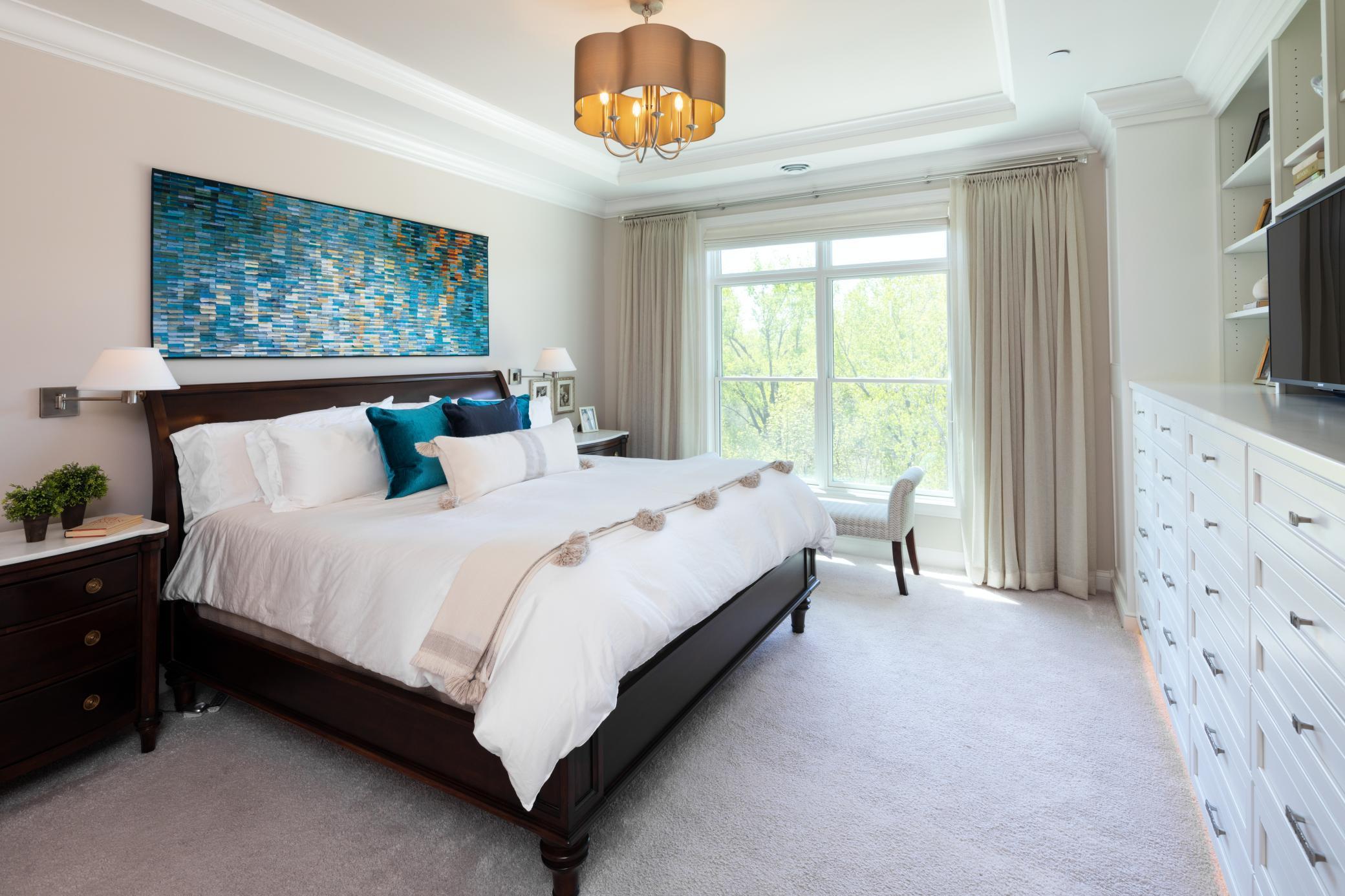 Retreat to the elegant owner's suite at the end of the day