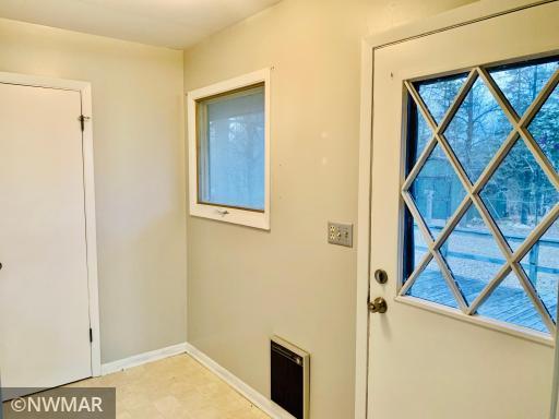 Spacious entry with pantry & closet