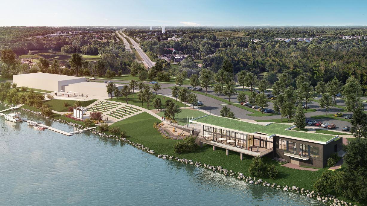 Soon to be located mere minutes from your home, Champlin's Mississippi Crossings is under construction now. The riverside masterpiece will open next year and will feature a restaurant, outdoor amphitheater, boat launch into the Mississippi and more!!