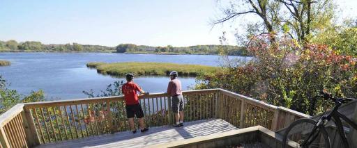 Visit all three lakes in the 3500 square acre Carver Park Reserve