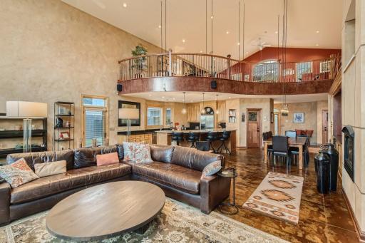 The open concept is amerceable to host any type of party either inside or out. This home was built for entertaining.