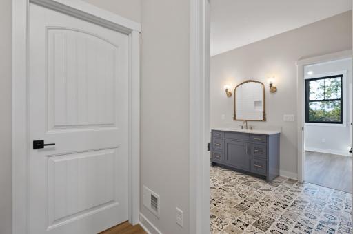 Main level 3/4 bathroom off from mudroom area