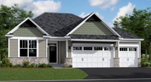 SOLD! This is the general rendering for the Clearwater C One-Level floor plan in the Fieldstone Passage community! This gorgeous home offers main level living at it's finest!