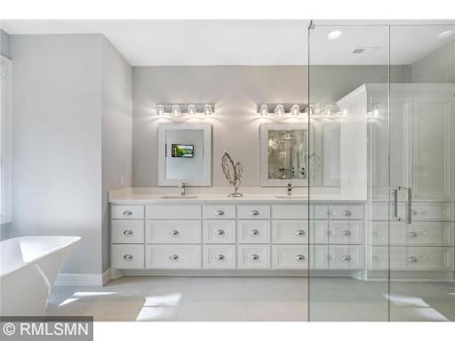 Ample cabinetry and space in the master bathroom. His and her sides the the vanity make storage of all your necessities an easy way to keep peace in the bathroom:-)