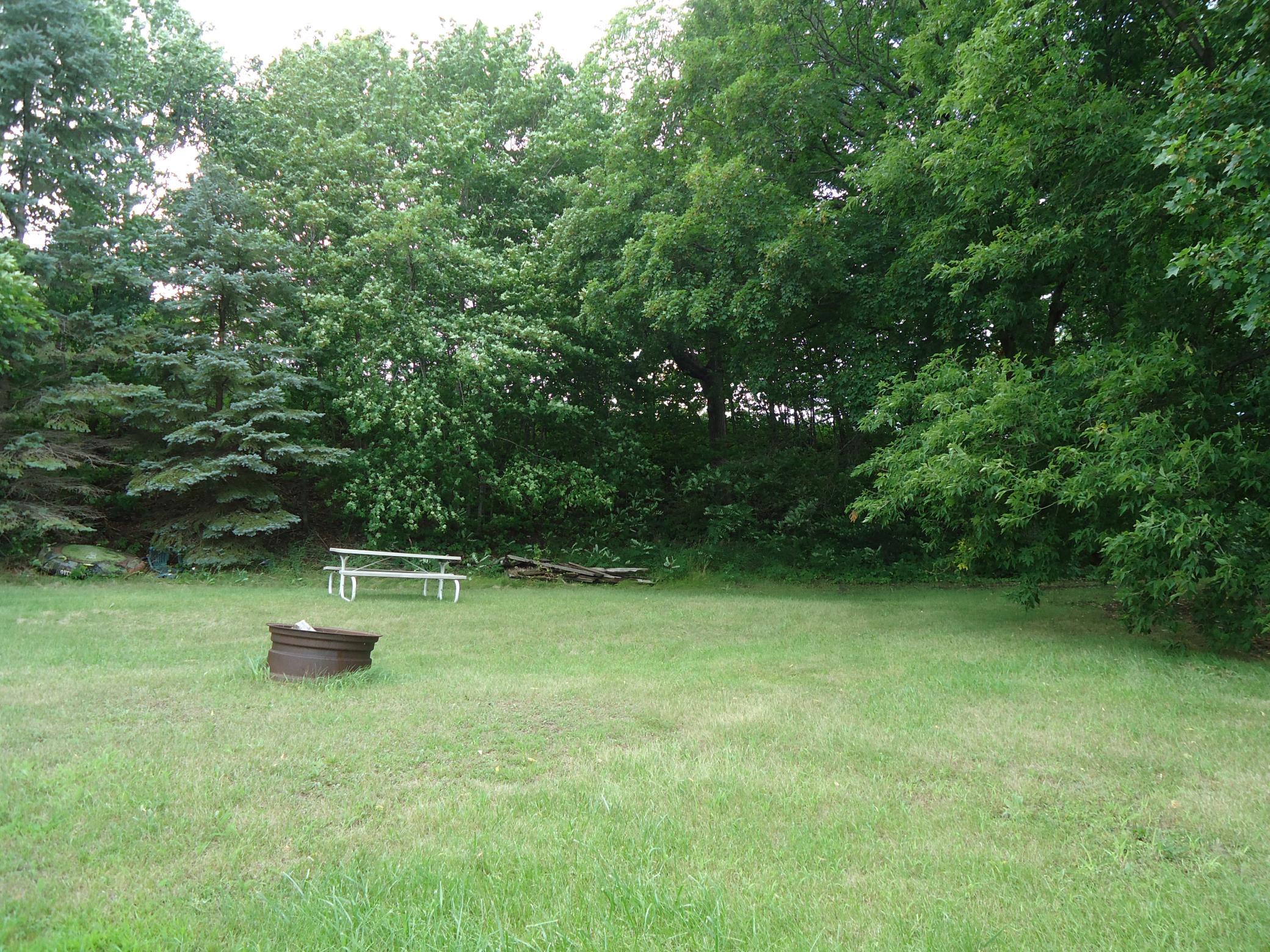 Flat area of lot