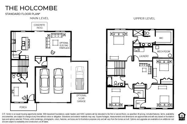 The Holcombe is a thoughtfully designed home plan, sure to impress.