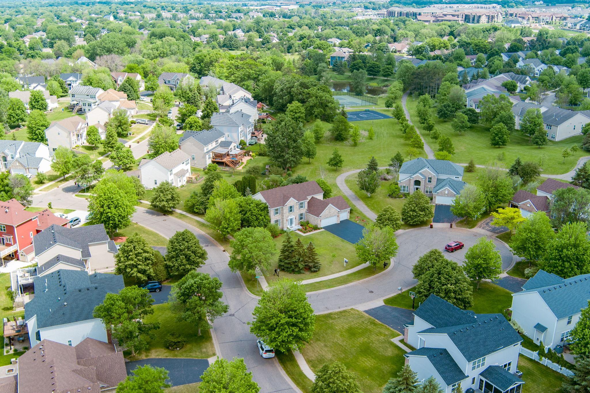 Photo for 7035 Lydia Circle, Woodbury, MN 55125 - Listing #6373383 Trails to the basketball court, tennis court and kids playground.