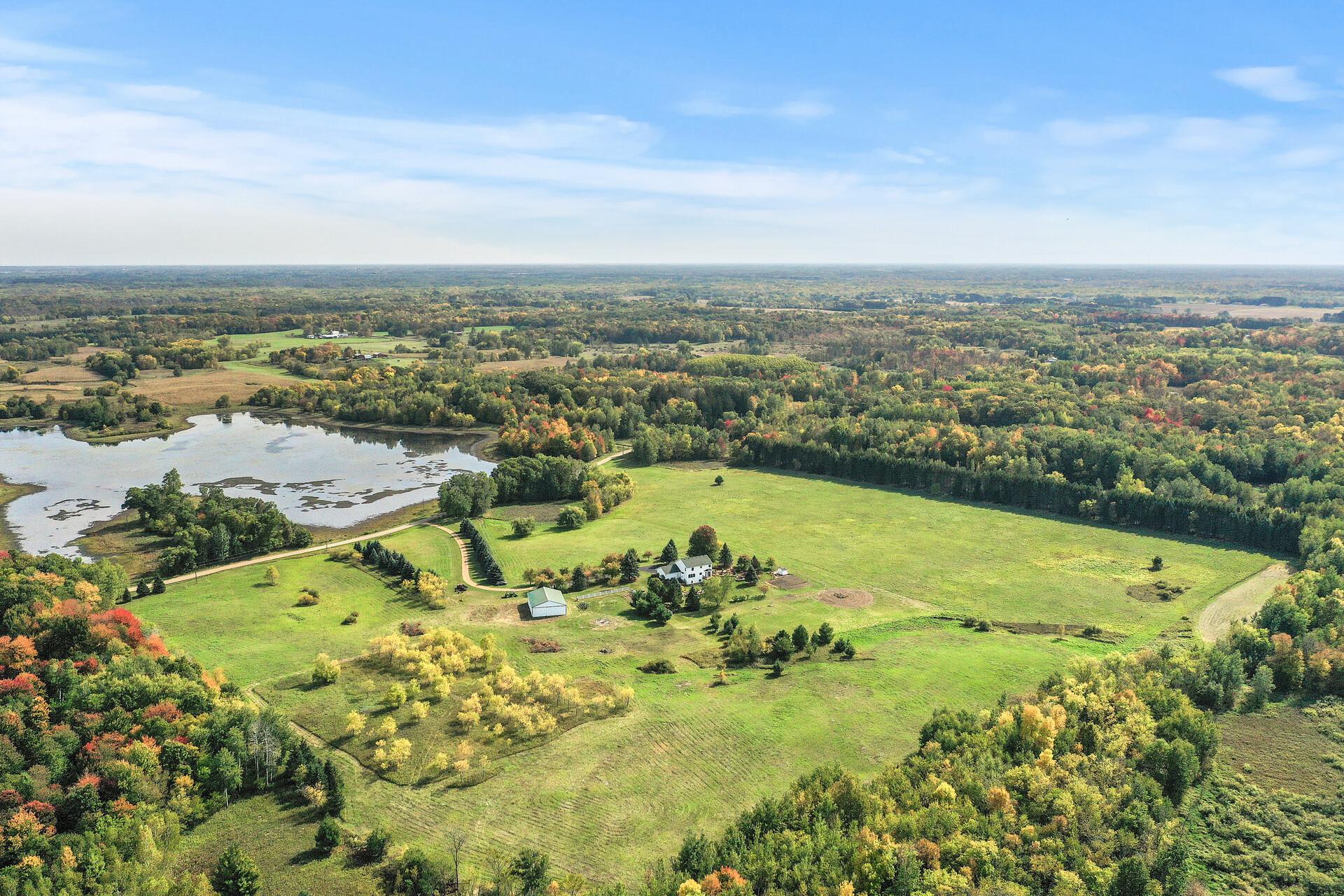 Aerial Image of all 3 lots - September 2021 - Facing SE