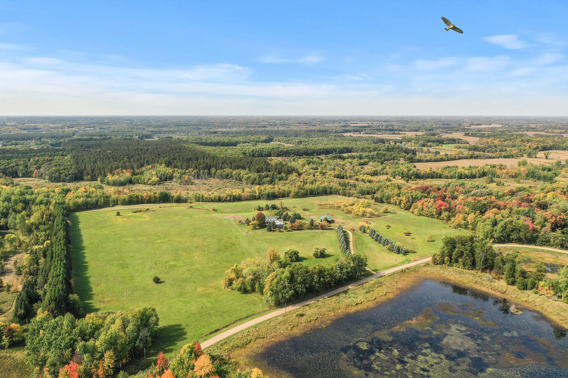 Aerial Image of all 3 lots - September 2021 - Facing west (lot 1 on right)