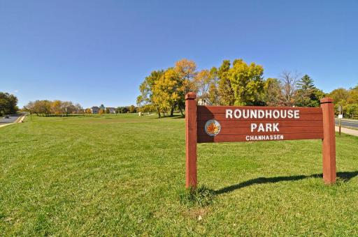 Just a short walk from the home is Roundhouse Park.