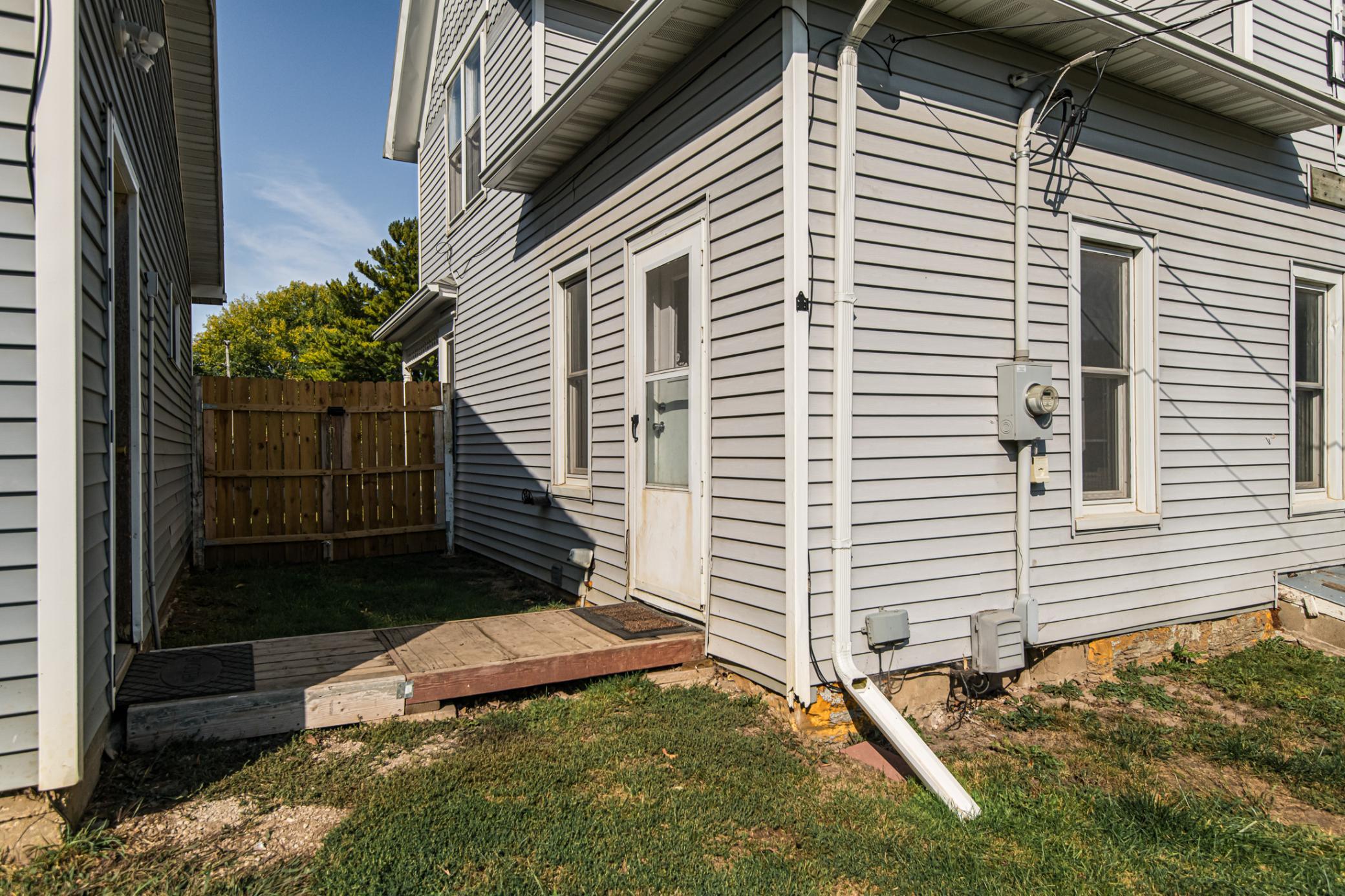 Photo for 305 S Section Avenue, Spring Valley, MN 55975 - Listing #6435441 Side door to garage could be easily enclosed.