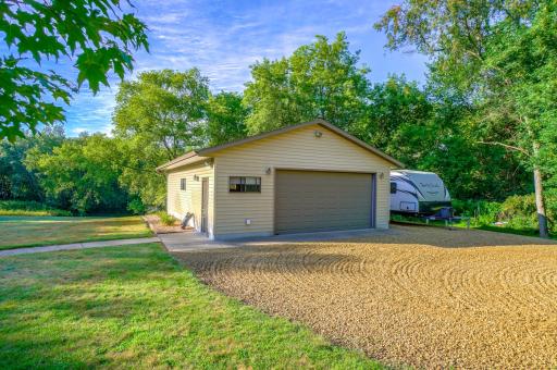 Additional detached 26x36 heated & insulated garage – perfect for hobbies & toys!