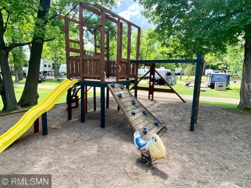 Large play area near the pool - association space
