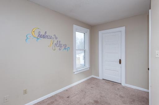 New carpet (not pictured) in this upper level bedroom with nice-sized closet!