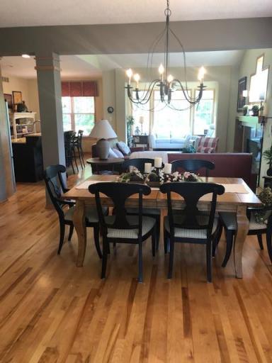 Formal dining space for entertaining.