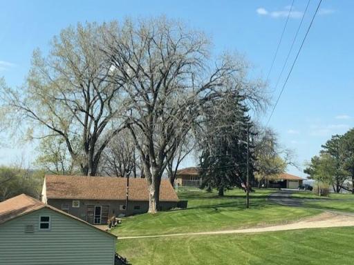 2 Garages shown near left. Home in distance