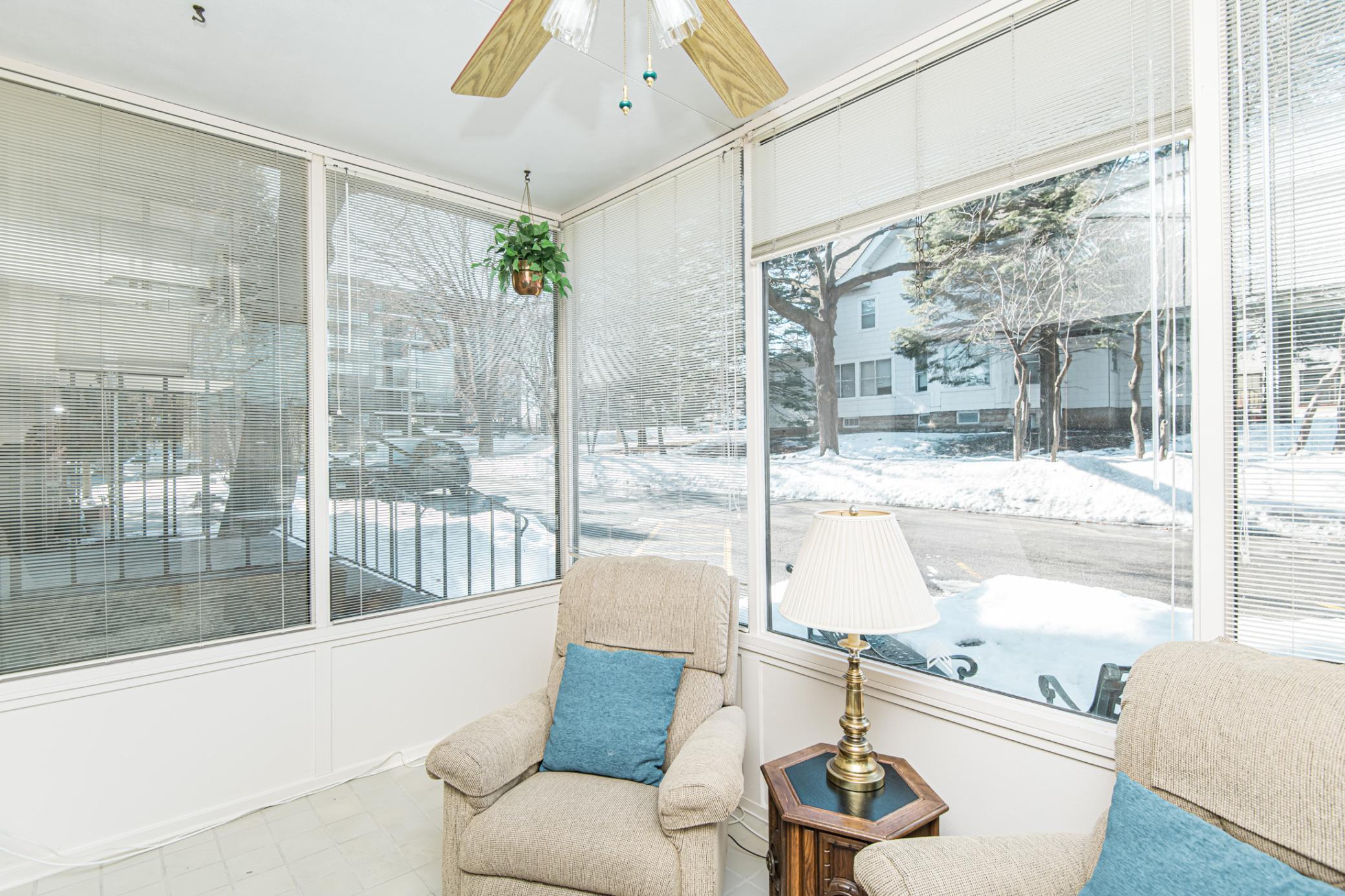 Enjoy the outdoors from your cozy and warm sun room!