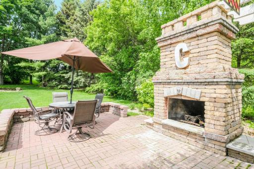 Incredible Outdoor Patio / Built-In Fireplace