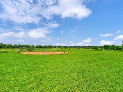 Baseball diamond for family games!