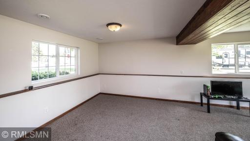Spacious family room with plenty of light!
