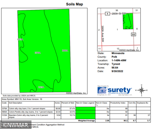 Co Hwy 9 380th Avenue SW, Fisher, MN 56723