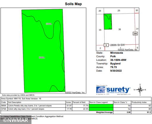 Co Hwy 9 380th Avenue SW, Fisher, MN 56723