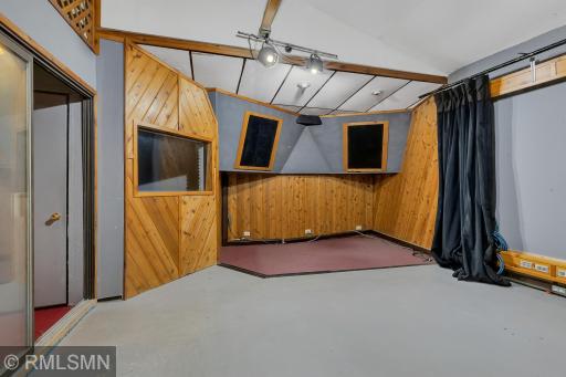 Current owner uses garage as a recording studio.