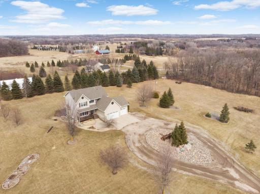 Nestled on 5 acres outlined in trees, perfect parcel for future barn & horses! Build up to 4000 square foot outbuilding and bring up to 4 horses!