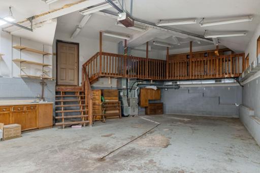 From the Double Attached Garage, stairs lead to the Foyer.