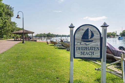 Deephaven Beach is close by but Sandy Beach is right in Cottagewood and closer to the home.