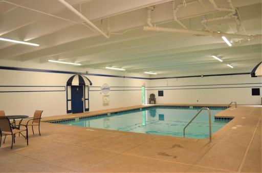One of Two Recently Rebuilt Indoor Heated Pools