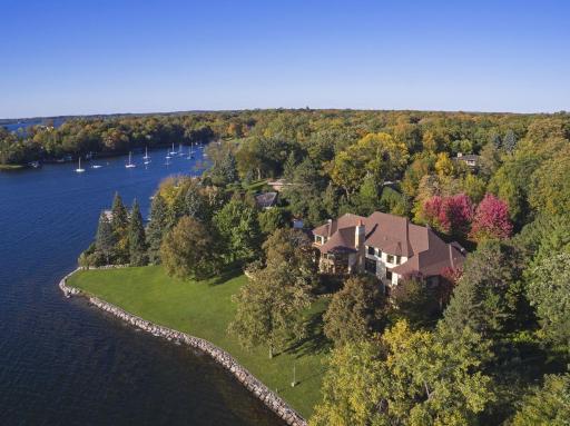 Stunning home located on the shores of Lake Minnetonka in Carson Bay