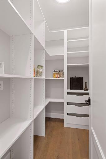 Thoughtfully designed, the home offers ample storage throughout including a spacious walk in pantry. Photos of similar model.