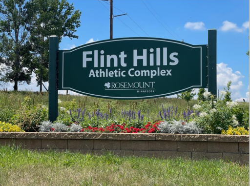 Flint Hills across the street for multiple activities and open space.